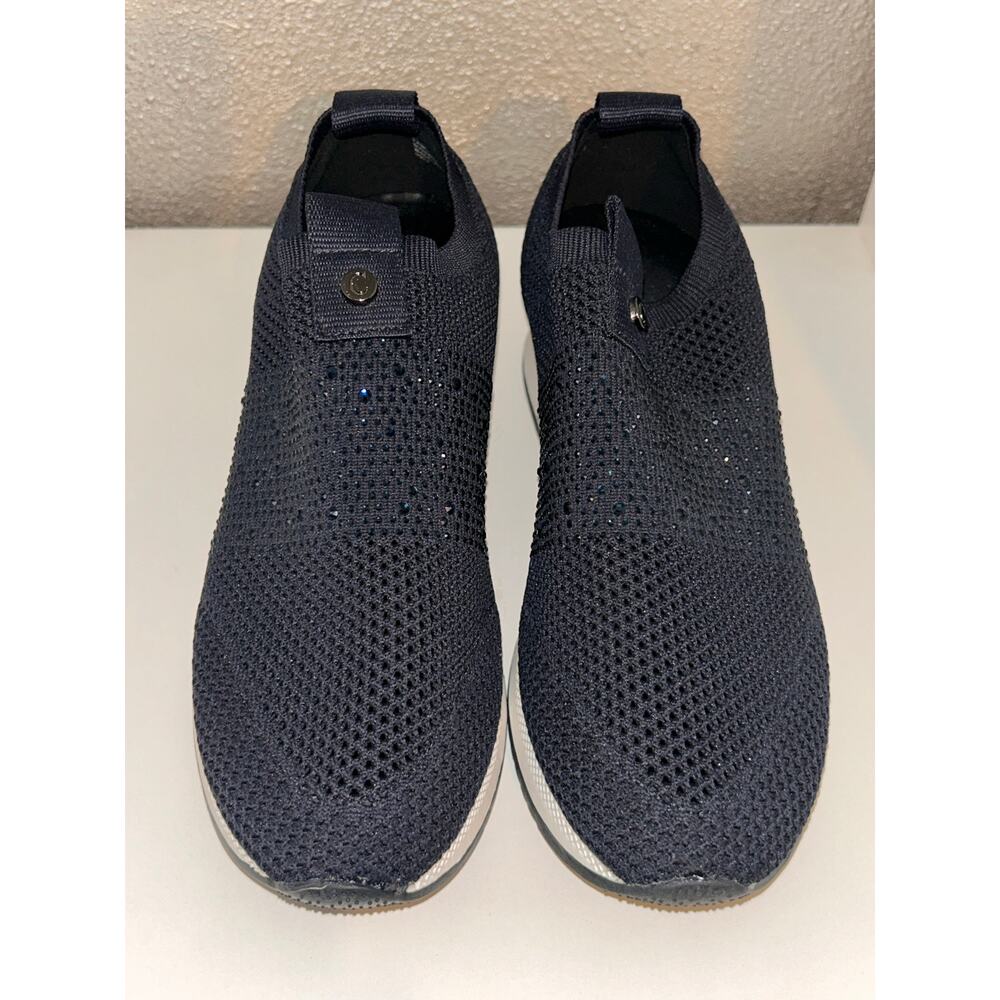 CARVELA Janeiro Kurt Geiger Blue Rhinestone Slip On Sneaker
